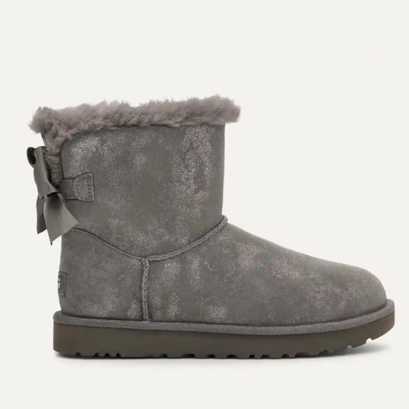 NWT UGG Mini Bailey Bow Glimmer Boot! - Picture 6 of 15